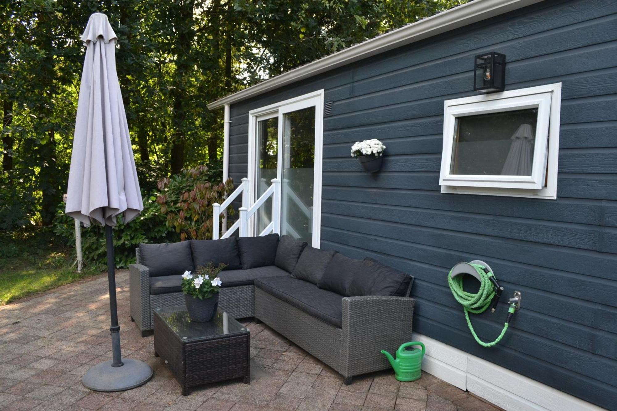 Modern Chalet In De Bossen Van De Veluwe Epe Eksteriør bilde