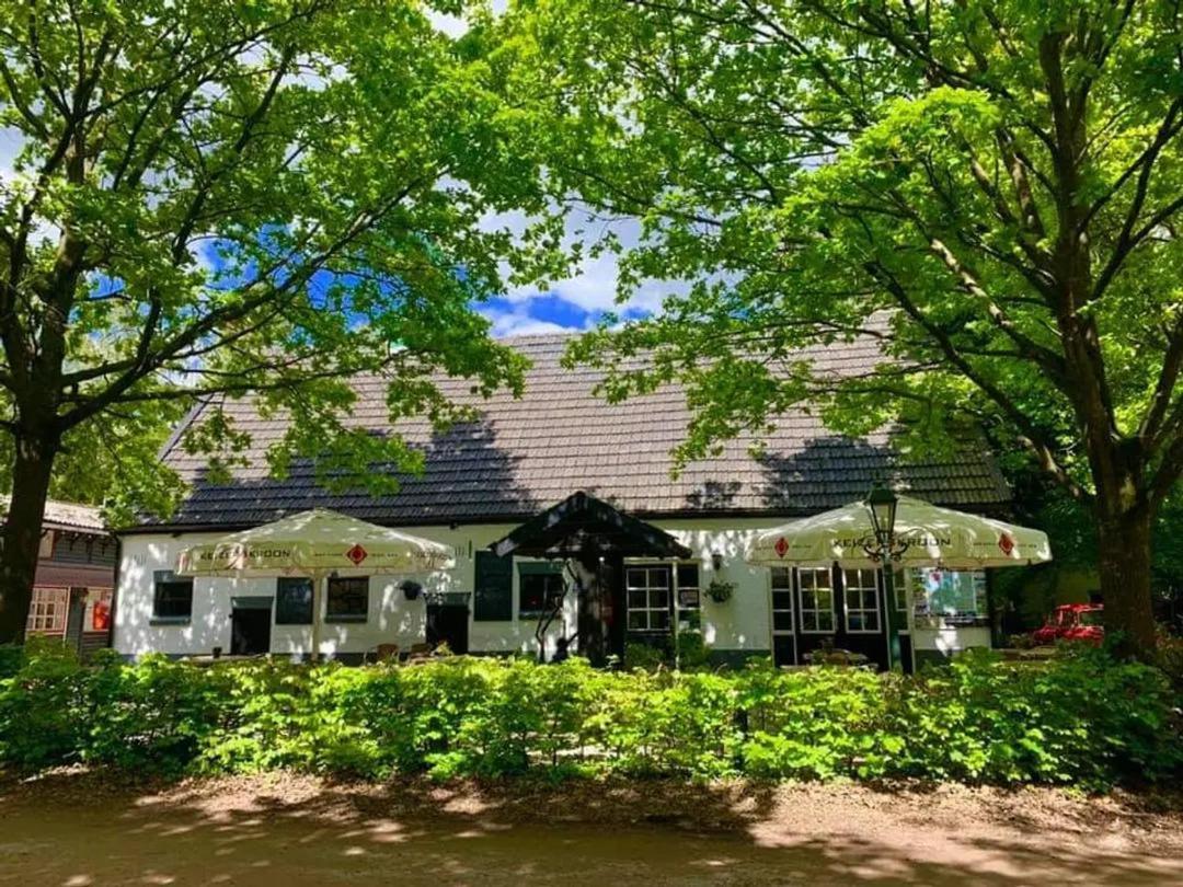 Modern Chalet In De Bossen Van De Veluwe Epe Eksteriør bilde