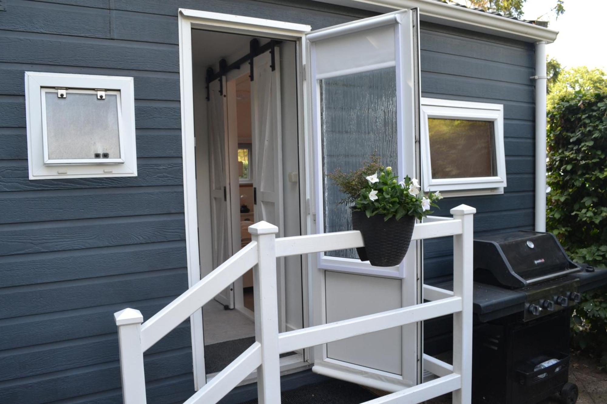 Modern Chalet In De Bossen Van De Veluwe Epe Eksteriør bilde