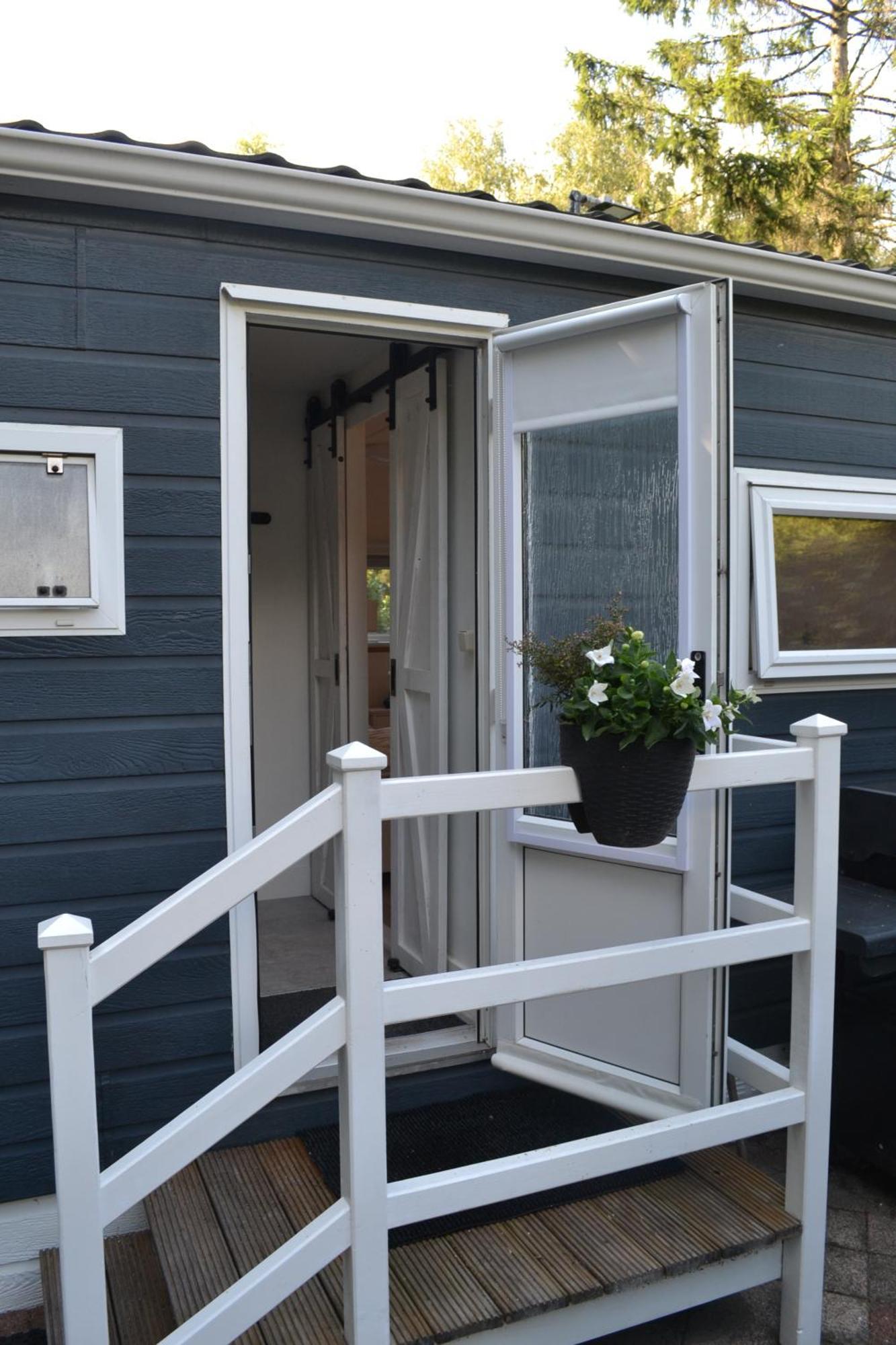 Modern Chalet In De Bossen Van De Veluwe Epe Eksteriør bilde